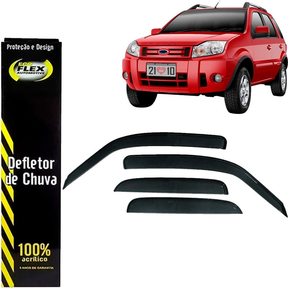 Calha de chuva Eco Sport 4 portas 2003 a 2012 Ref:10004