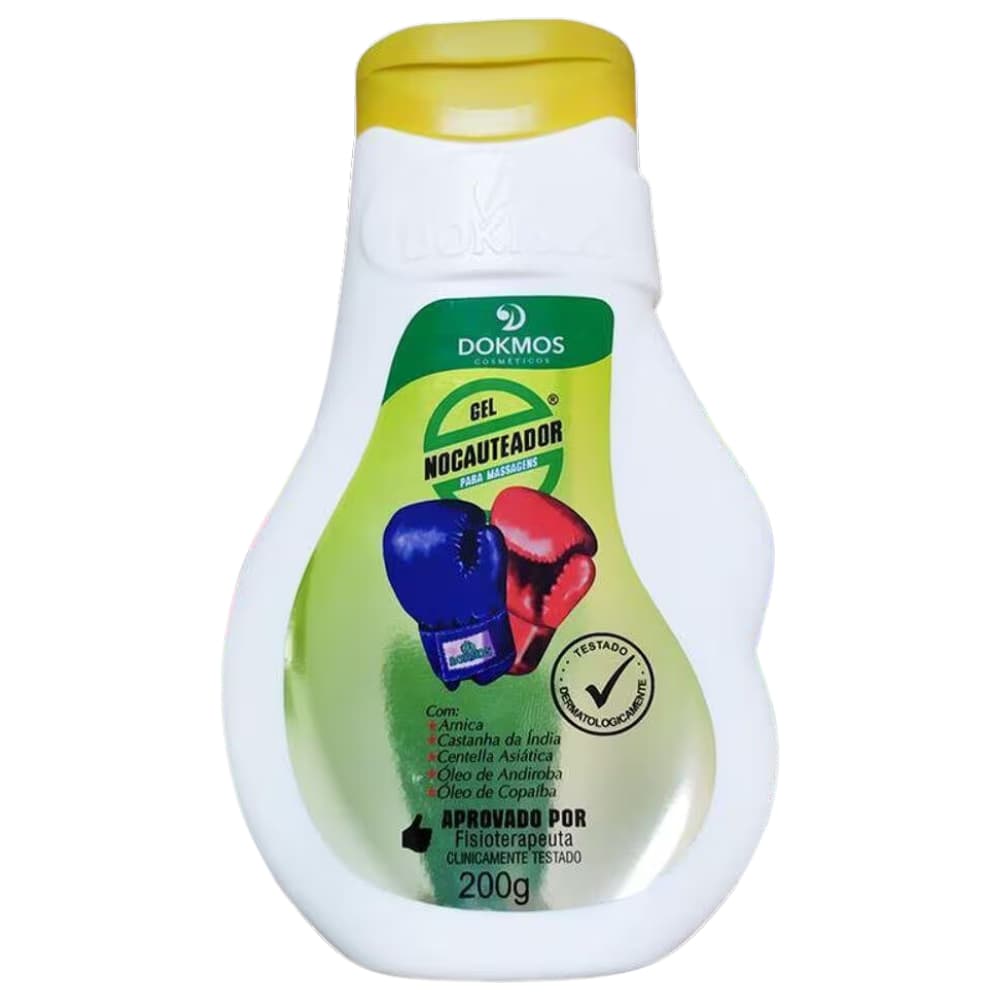 Gel Massageador Nocauteador Dokmos 200g | Alívio de Dor Muscular e Articular | Efeito Relaxante