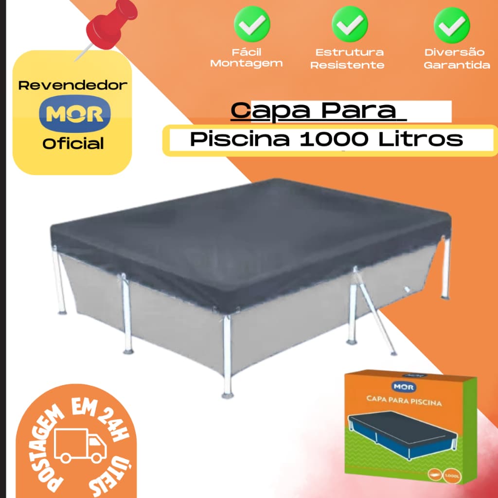 Capa Para Piscina 1000 Litros Proteção Nova Verão Mor