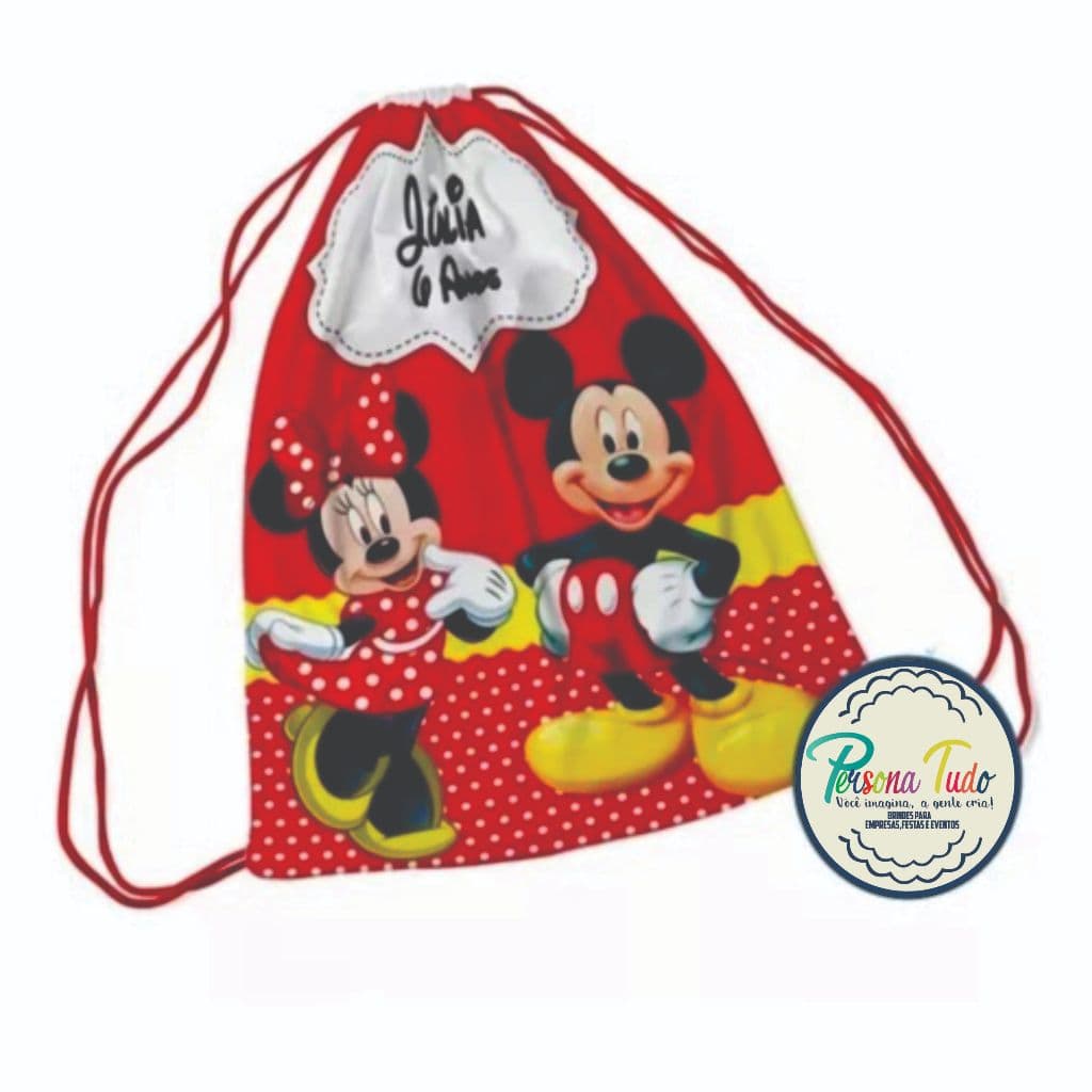 30 Mochilas Personalizadas Sacochila Mochila Saco Bolsa Todos os Temas