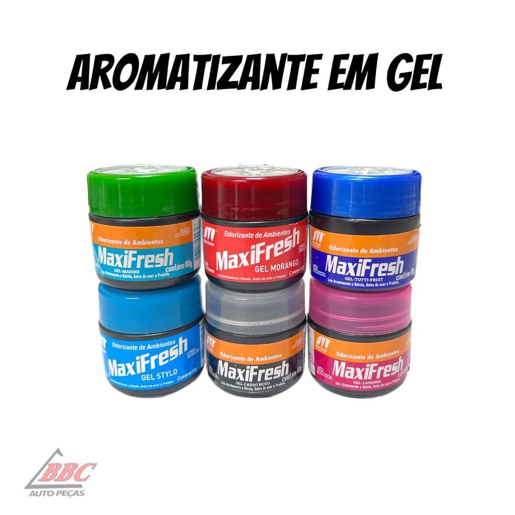 Aromatizante Automotivo Pote Gel 60g