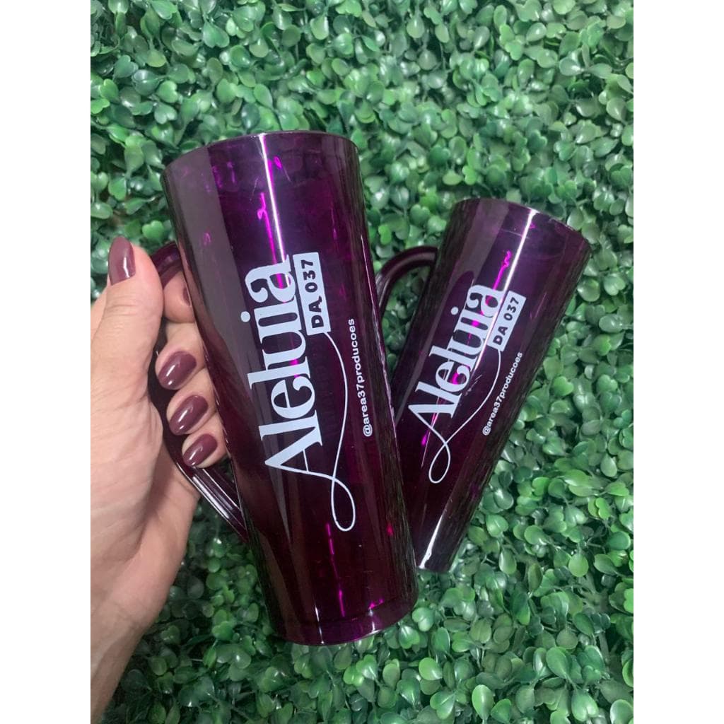 Kit 50 Canecas Slim 400ml Chopp Personalizadas Festa, Formatura, Eventos