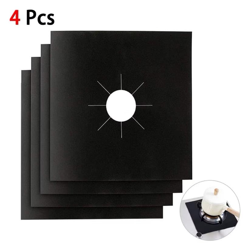 Protetor Fogão A Gás capa do forro Clean Mat Pad A Gás Fogão Protetor Acessórios de Cozinha-envio imediato