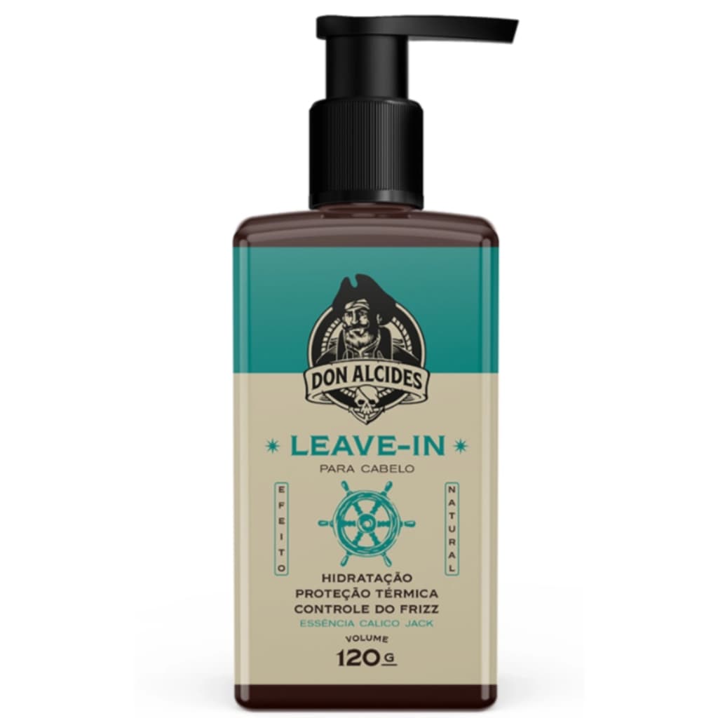 Leave-in Don 120g Alcides Calico Jack Hidratação Intensa Proteção Térmica