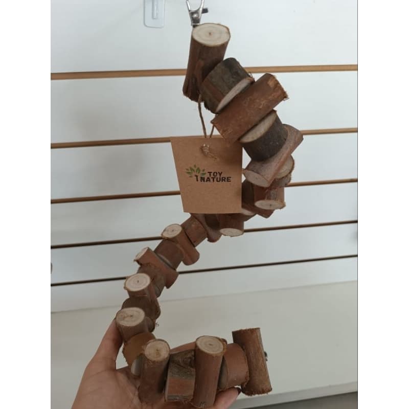 Brinquedo Comestível aves Arara/papagaio/calopsita Espiral Eco Eucalipto Toy nature