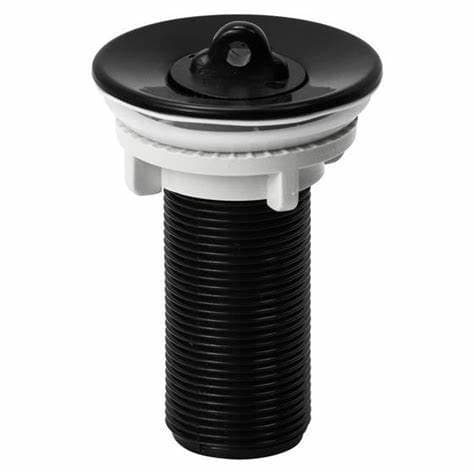 Válvula Lavatório Banheiro Pia / Cuba ABS Preta Black 7/8