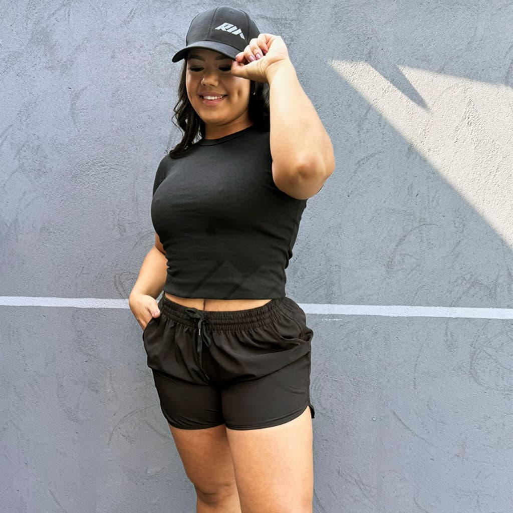 Short Feminino Shortinho Fitness de Academia Praia Corrida