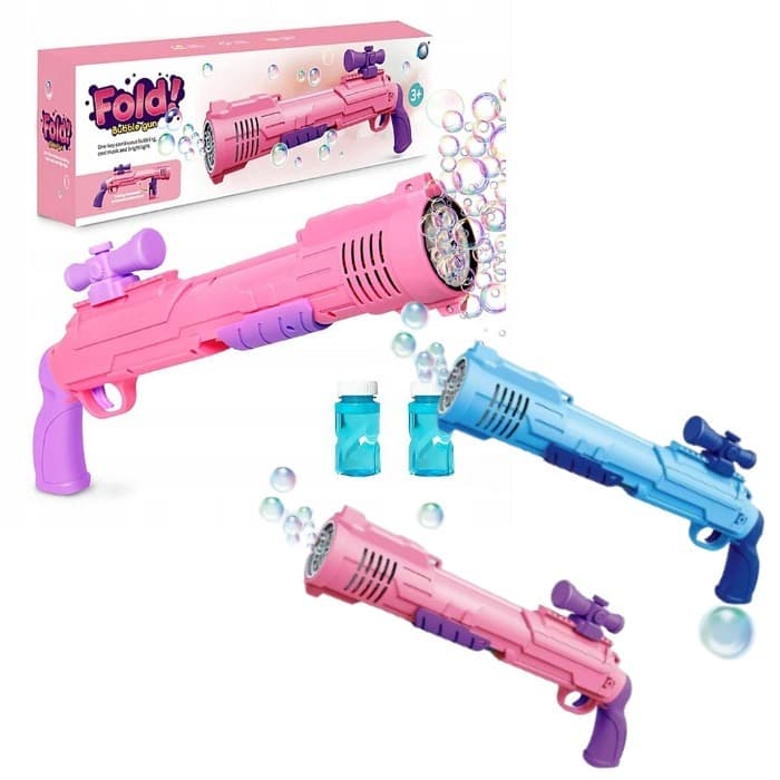 Lançador Bolhas De Sabão Máquina Brinquedo Bola Bolha Tiktok Crianças