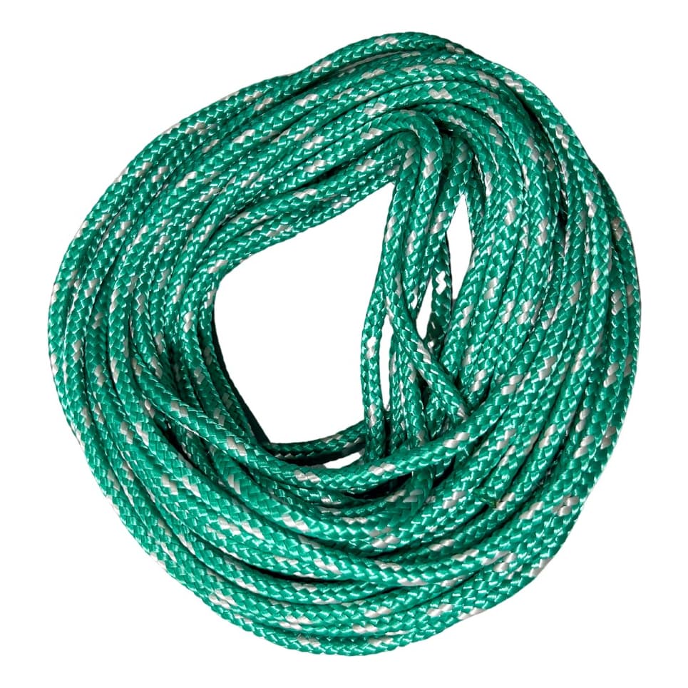 Corda 6 Mm 10 Metros Polipropileno Para Amarração E Esportes Verde