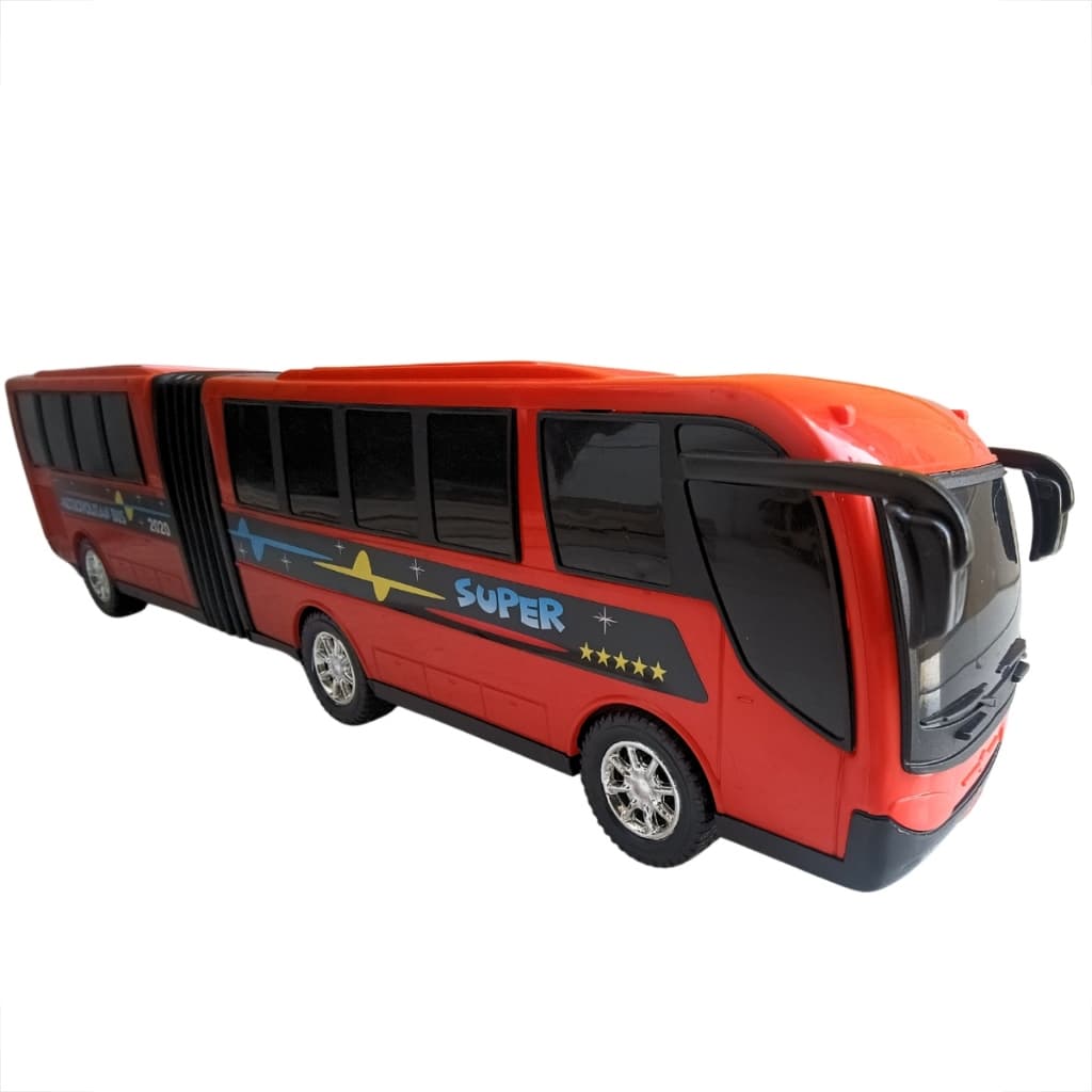 Ônibus De Brinquedo Sanfonado Grande Articulado Metropolitano Onibus
