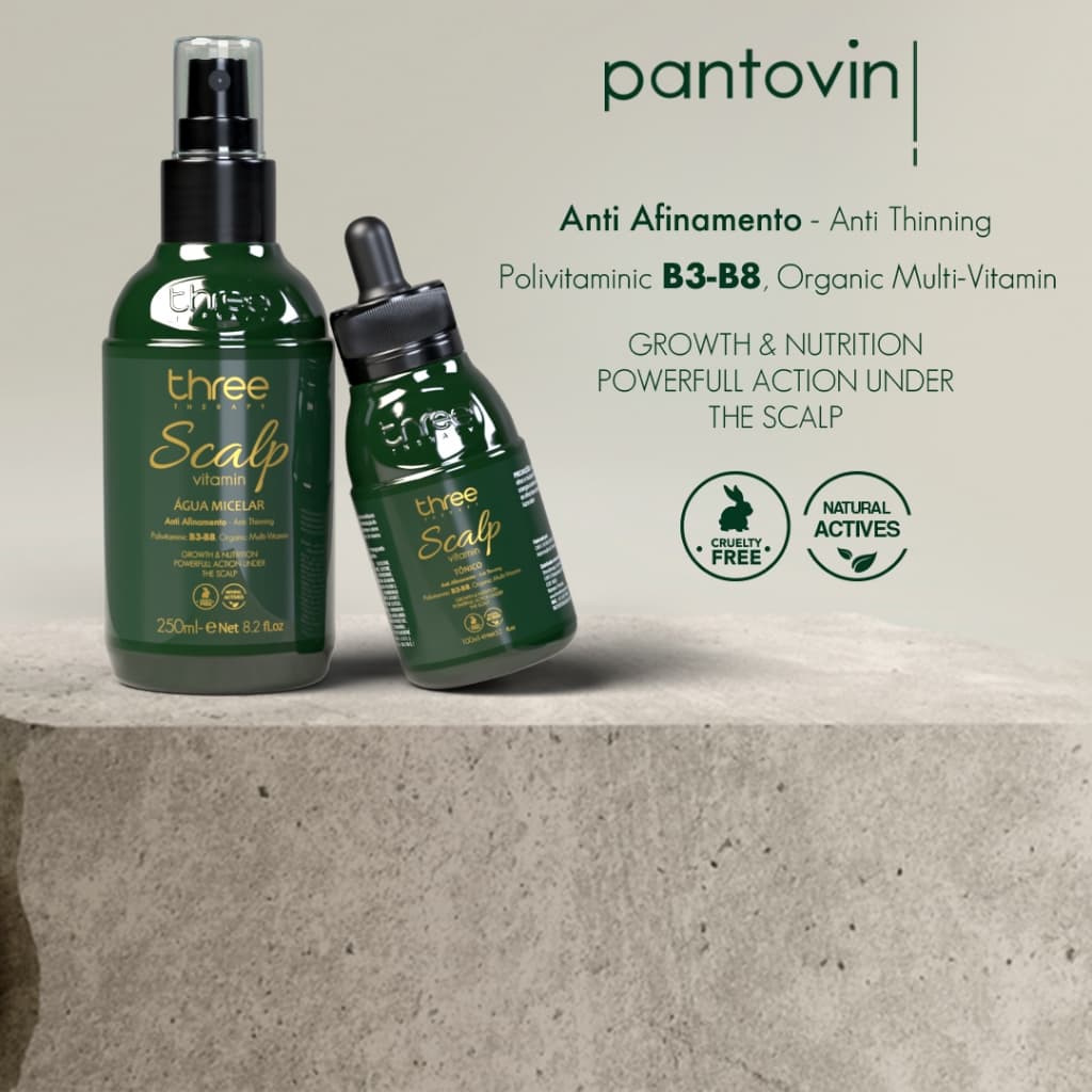 Kit Água Micelar e Tônico Scalp Vitamin Cuidados com o Couro Cabeludo