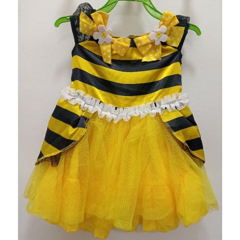 Vestido infantil Fantasia Abelhinha tamanho 2