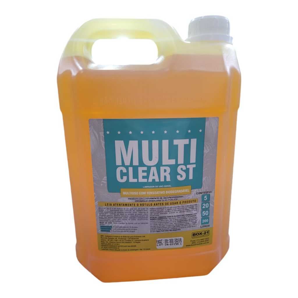 Multiuso Biodegradavel limpeza sem toque Multi Clear 5 Litros - BOX 21