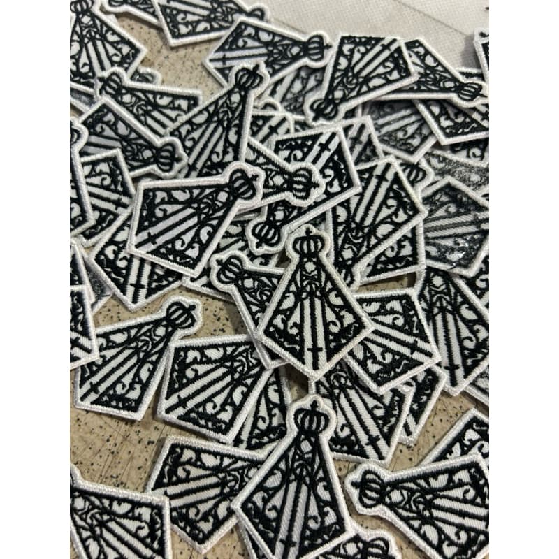 Patch bordado nossa senhora kit com 10 unidades com termocolante
