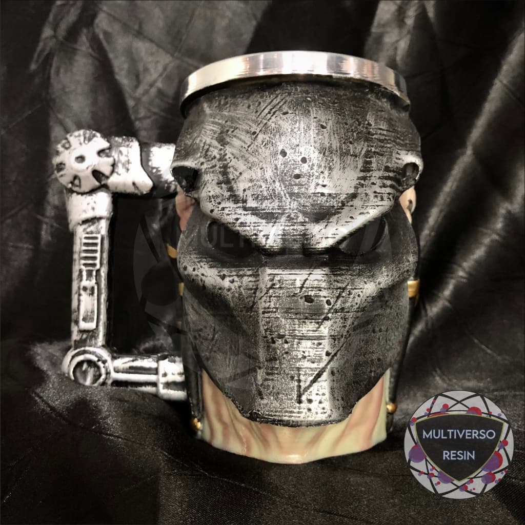 Caneca/Copo Predador com Máscara - Aliens Vs Predator 3D Resina