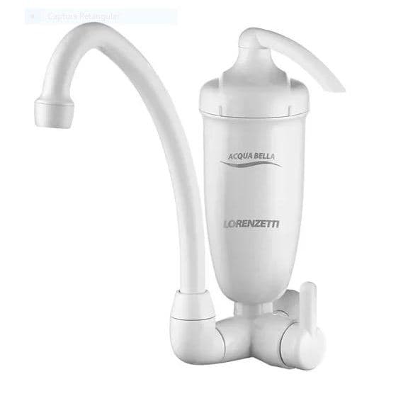 Filtro Purificador de agua Acqua Bella instalação parede Lorenzetti - 7411815