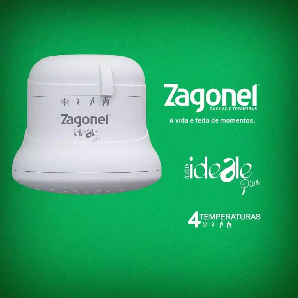 DUCHA IDEALE PLUS 4 TEMP.  - ZAGONEL