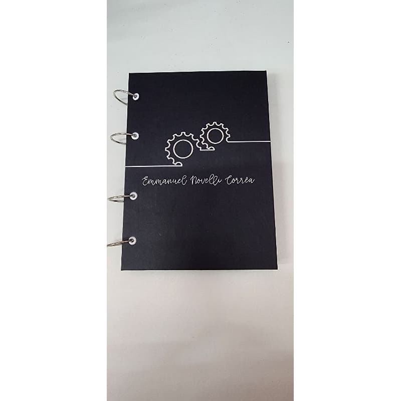 Caderno arrolado personalizado