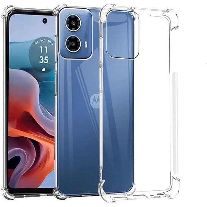 Capa Case Capinha + Película De Vidro Temperado 3D P/ Motorola Moto G34 - Tech Otoni