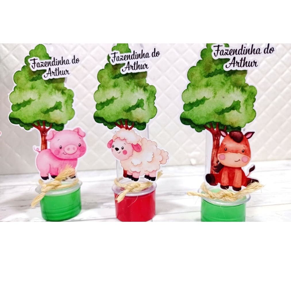 10 Tubetes Personalizados 13cm