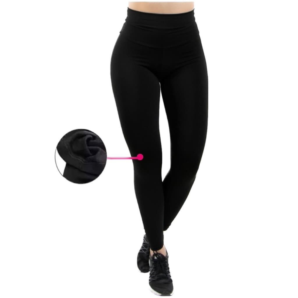 Calça Legging Leg Térmica Preta Nude Marrom Moda Ginástica Yoga