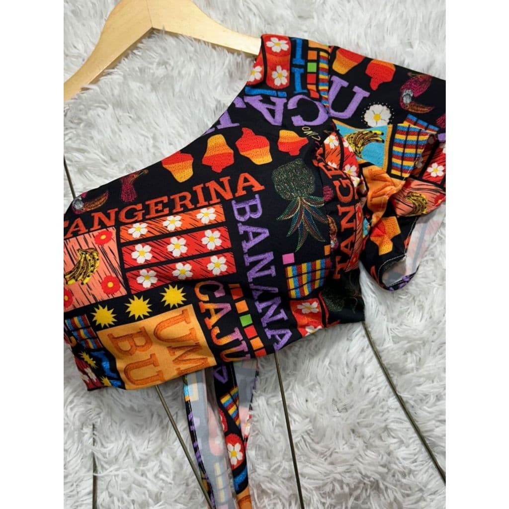 Cropped Floral Tropical – Moda Feminina Verão