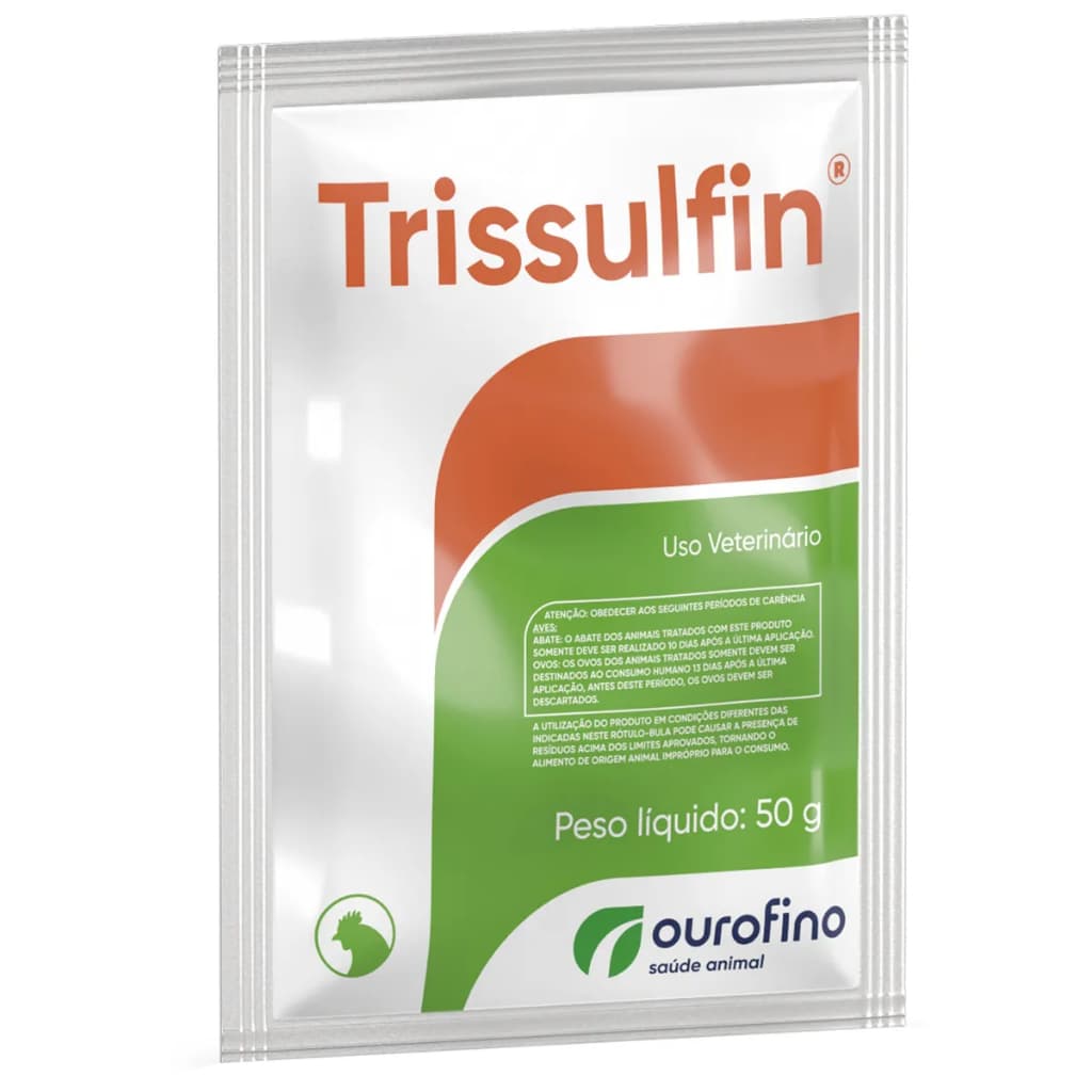 Trissulfin Ourofino Antimicrobiano Veterinário 50g