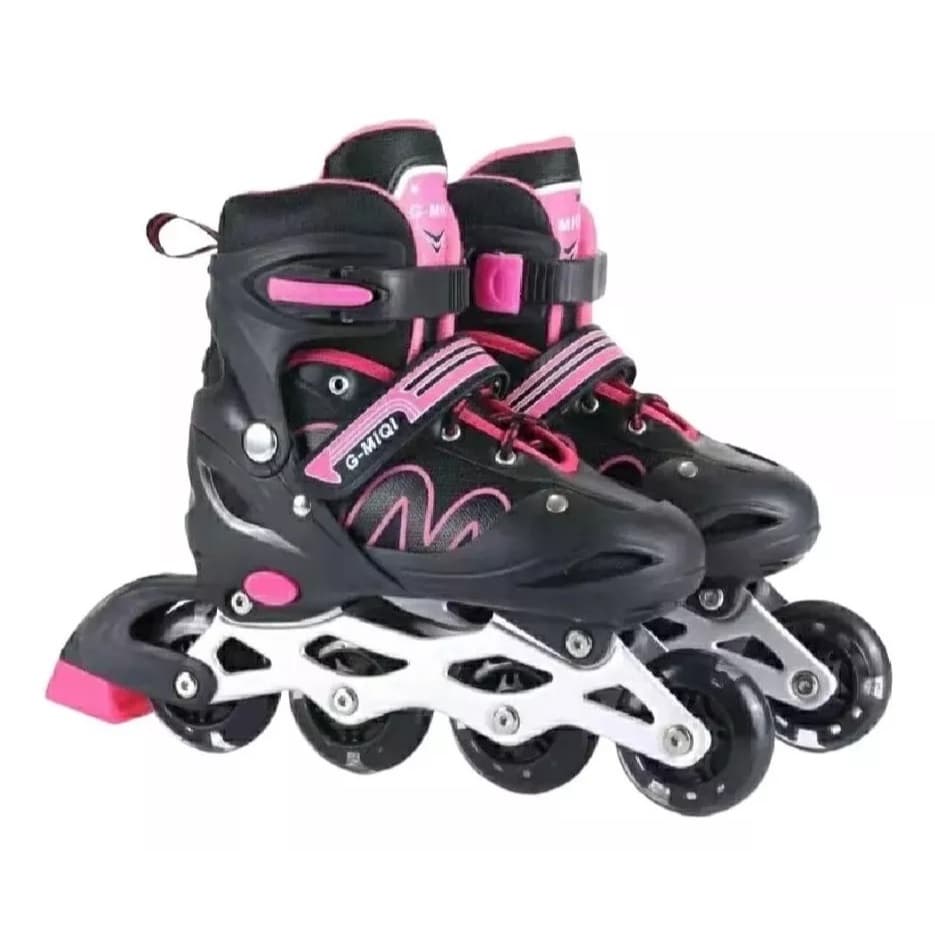 Patins Infantil Roller Inline Regulável com Led - Diversos Modelos