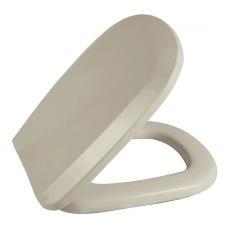 Tampa De Vaso Sanitário Almofadado Riviera Para Bacia Celite Biscuit