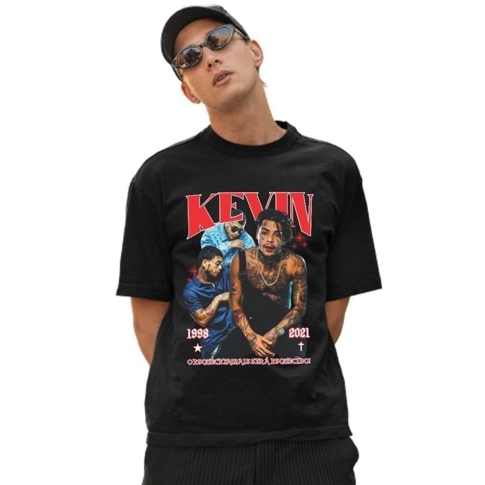 Camiseta 100% Algodão Mc Kevin Eterno