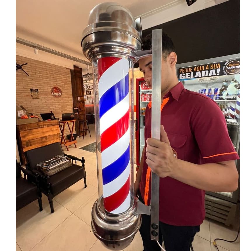 Barber Pole Big 80cm Sem Globo Original Megan