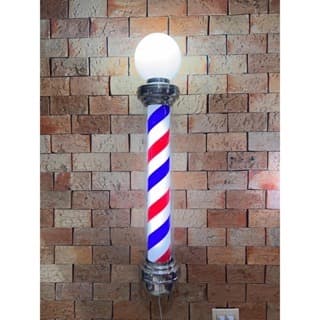 Barber Pole Gigante 110cm Com Globo Marca Megan