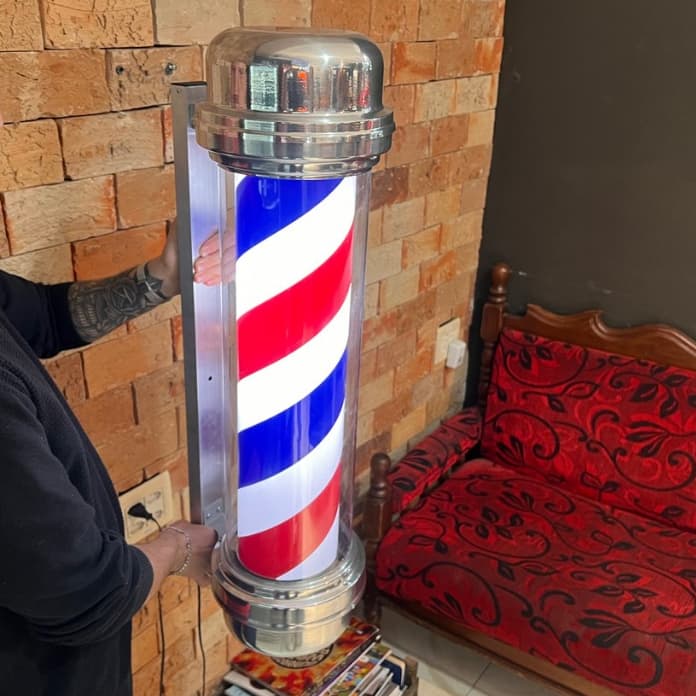 Barber Pole Big 82cm Sem Globo Megan Prova Dágua