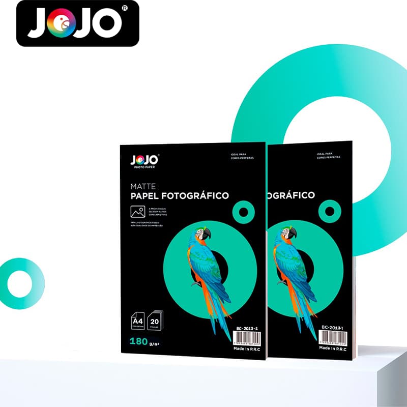 Papel Fotográfico Matte 180g A4 Fosco 100 Folhas Premium Sem Brilho