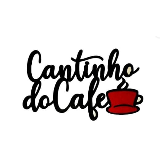 placa de mdf cantinho do cafe preto e vermelho