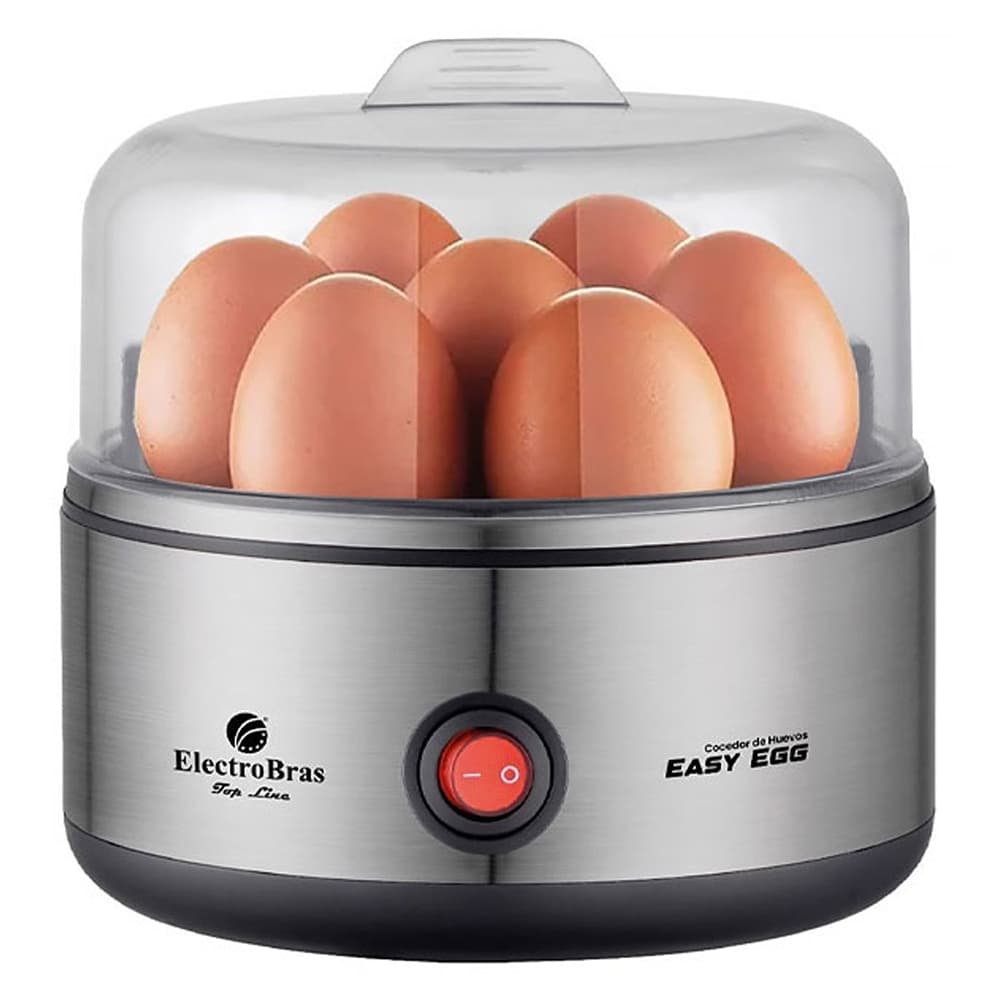 Maquina De Cozinhar Ovos ElectroBras EBEG-07 Easy Egg - 380W - 110V ou 220v - Prata
