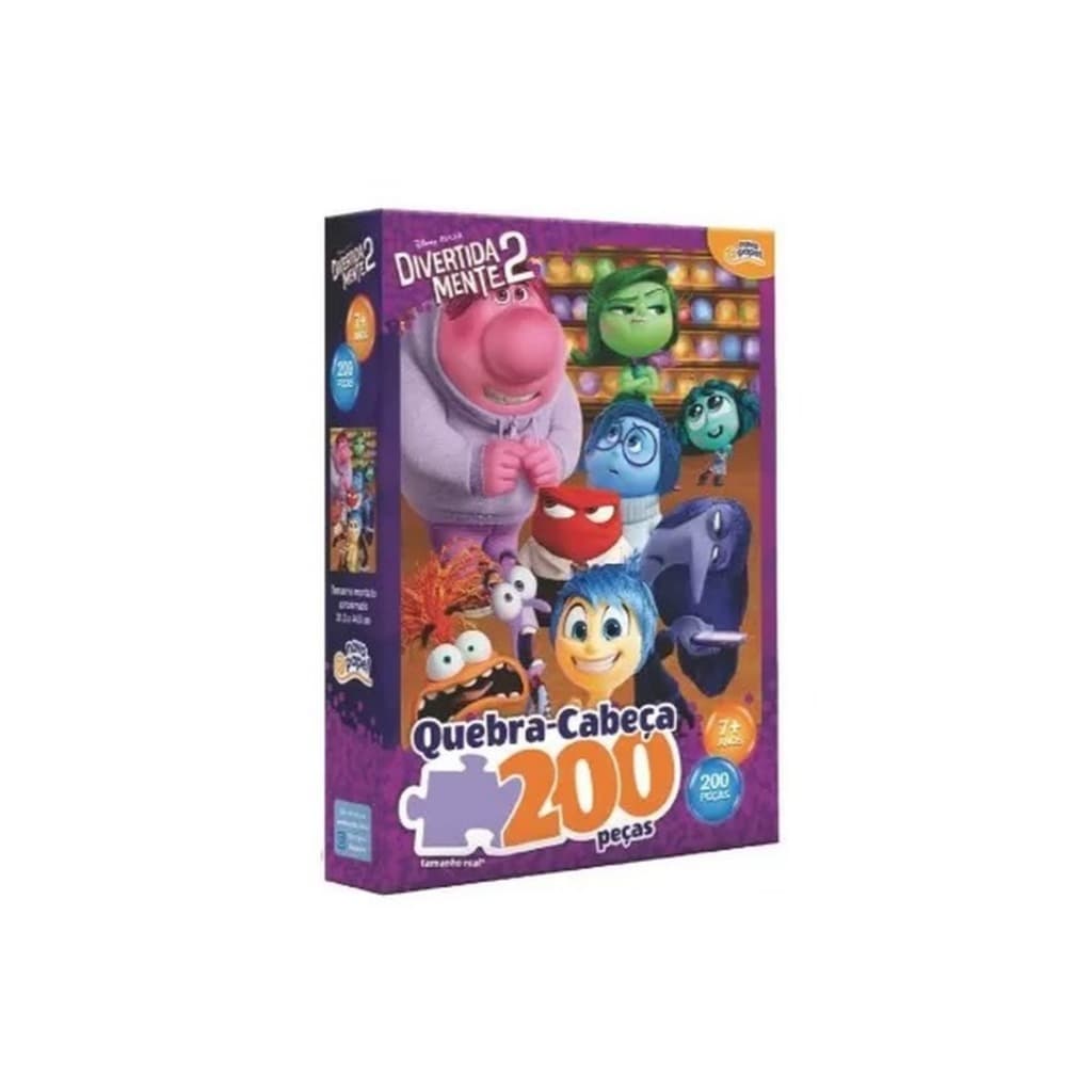 Quebra Cabeça 200 Peças Divertida Mente 2 - Toyster 8078