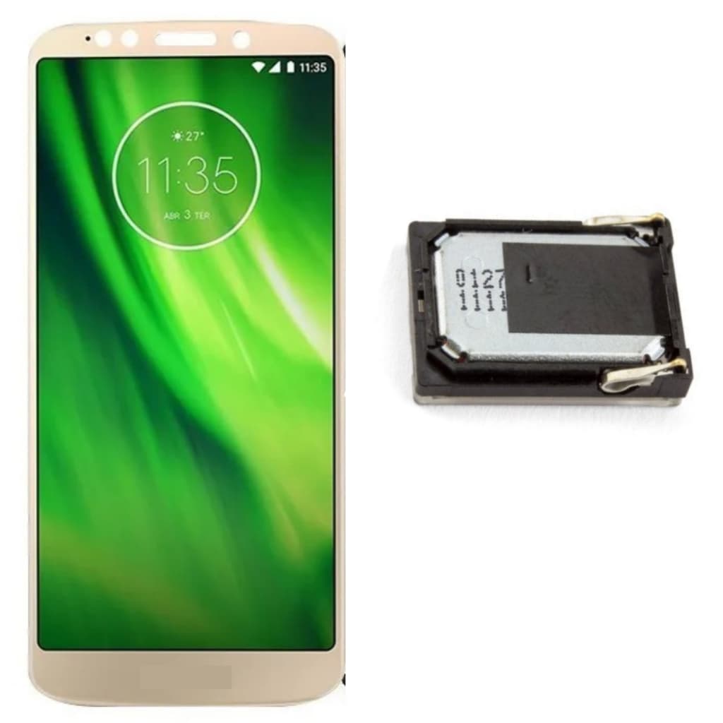 Tela Display Lcd Touch Para Moto G6 Play D + Alto Falante
