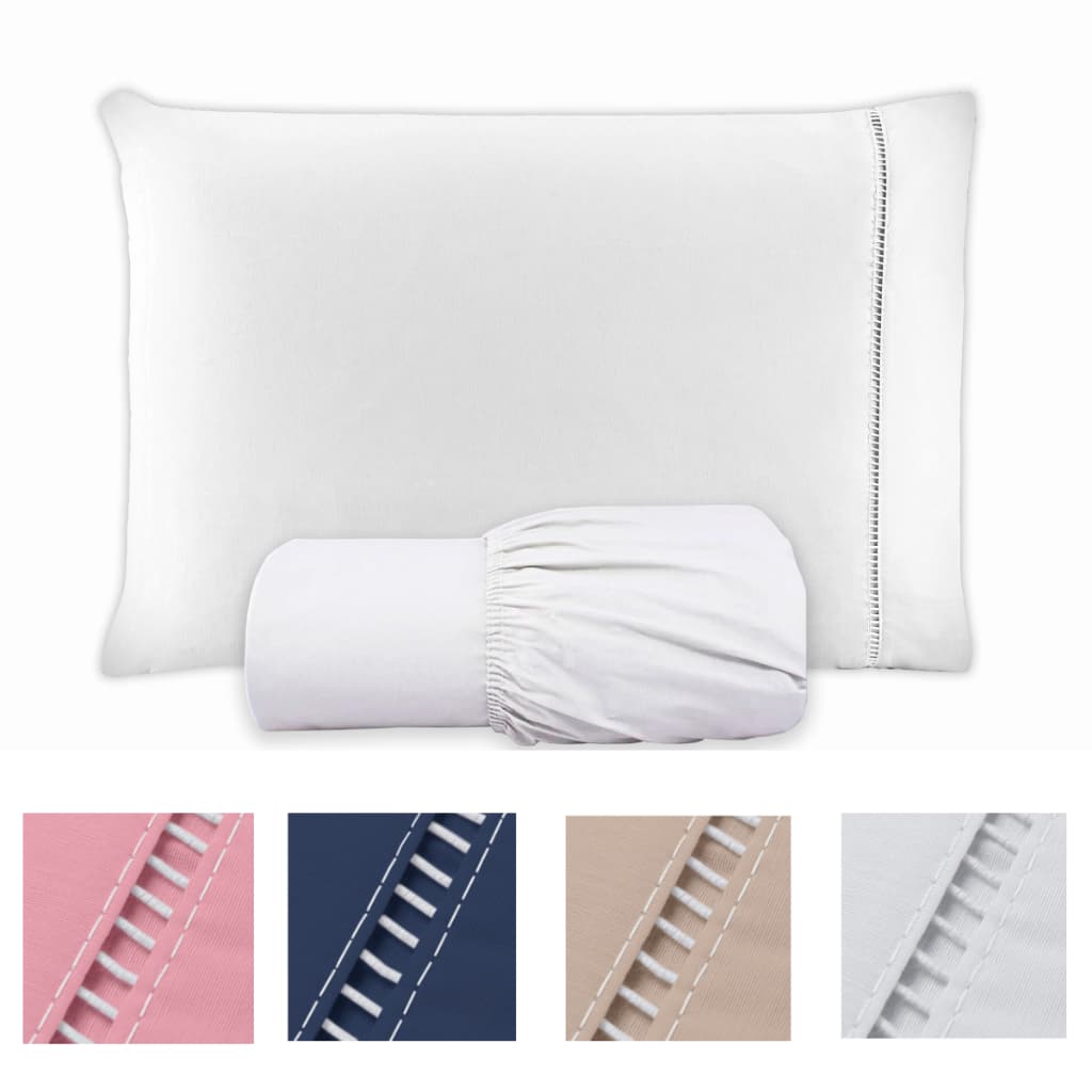 Conjunto Lençol Queen 3 Pcs Com Elastico Cama Box 400 Fios