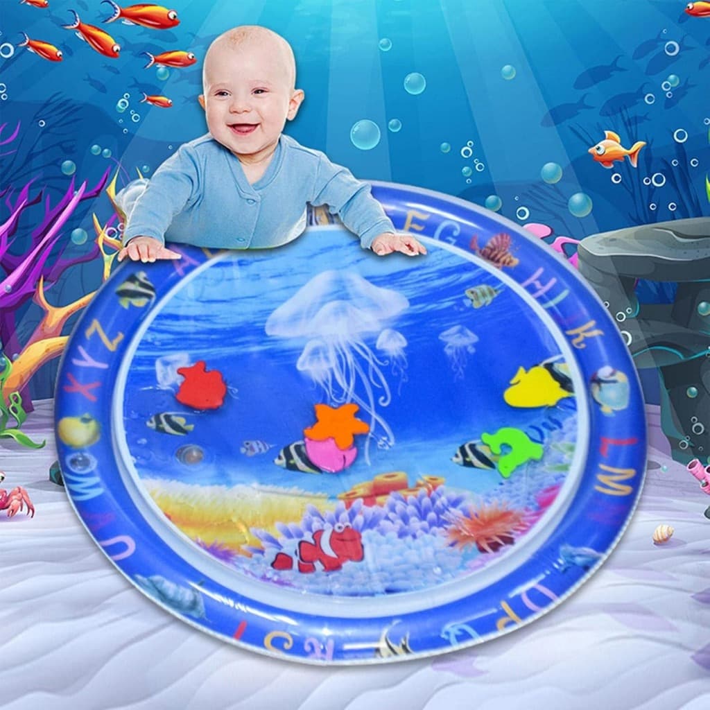 tapete do jogo da água do bebê - água inflável para bebê infantil,Tapete inflável para centro atividades para bebês