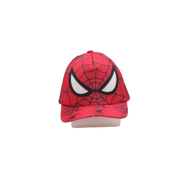 Boné Infantil Aba Curva Com Tela Homem Aranha Spider Man