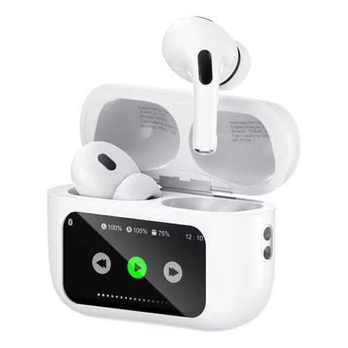 Fone De Ouvido Bluetooth KAIDI ORIGINAL Tela Touch Fone de Ouvido  TWS Sem Fio Cancelamento de Ruido