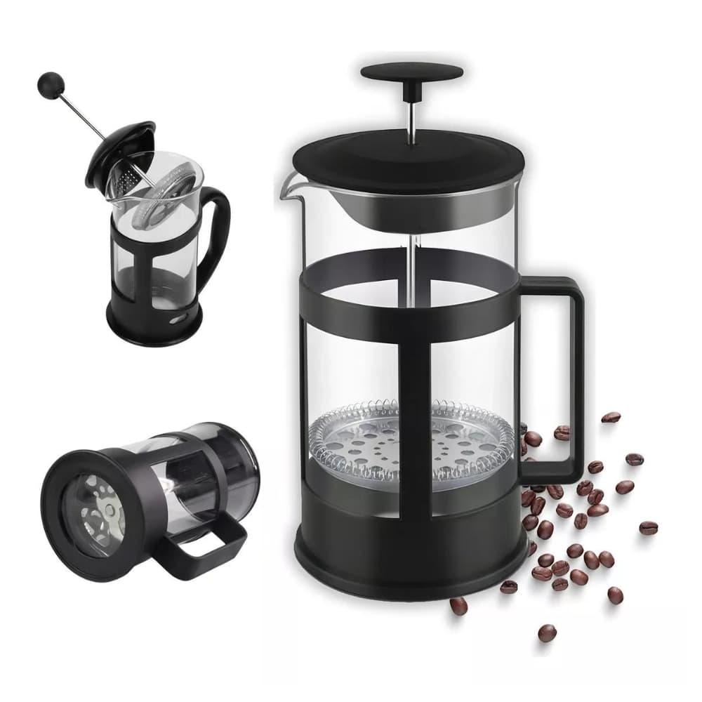 Cafeteira Prensa Francesa Cremeira 300ml 600ml Café Leite Chá Café Expresso Filtro de Aço Inoxídavel