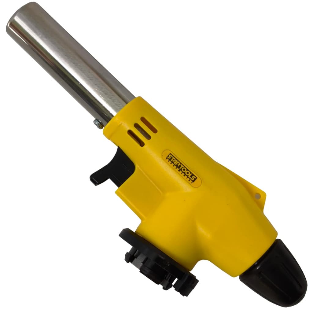 Maçarico Culinário Automático C/ Controle De Chama Linha Pro Multiuso Artesanato Solda Churrasqueira