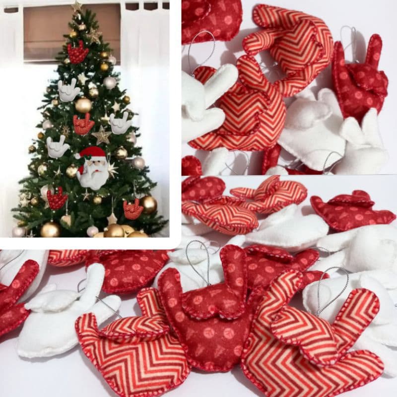 Enfeite decorativo em feltro