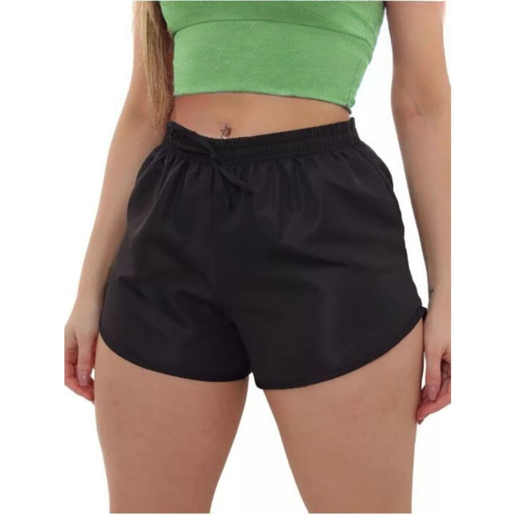 Short Feminino Tactel para Caminhada Academia Saida de praia Moda Verão 2025