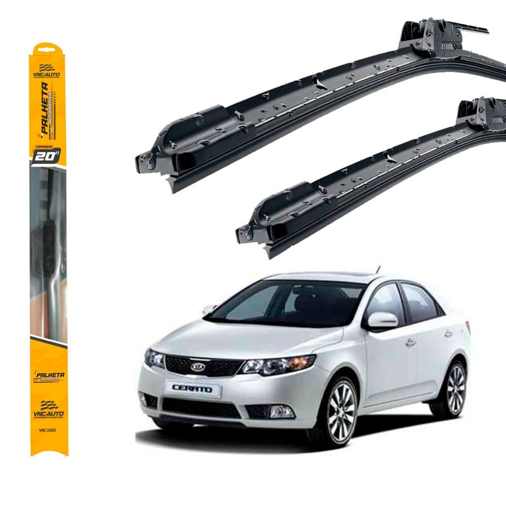 Par Palhetas Limpador De Parabrisa Dianteiro Para Cerato / Cerato Koup 2010 2011 2012 2013