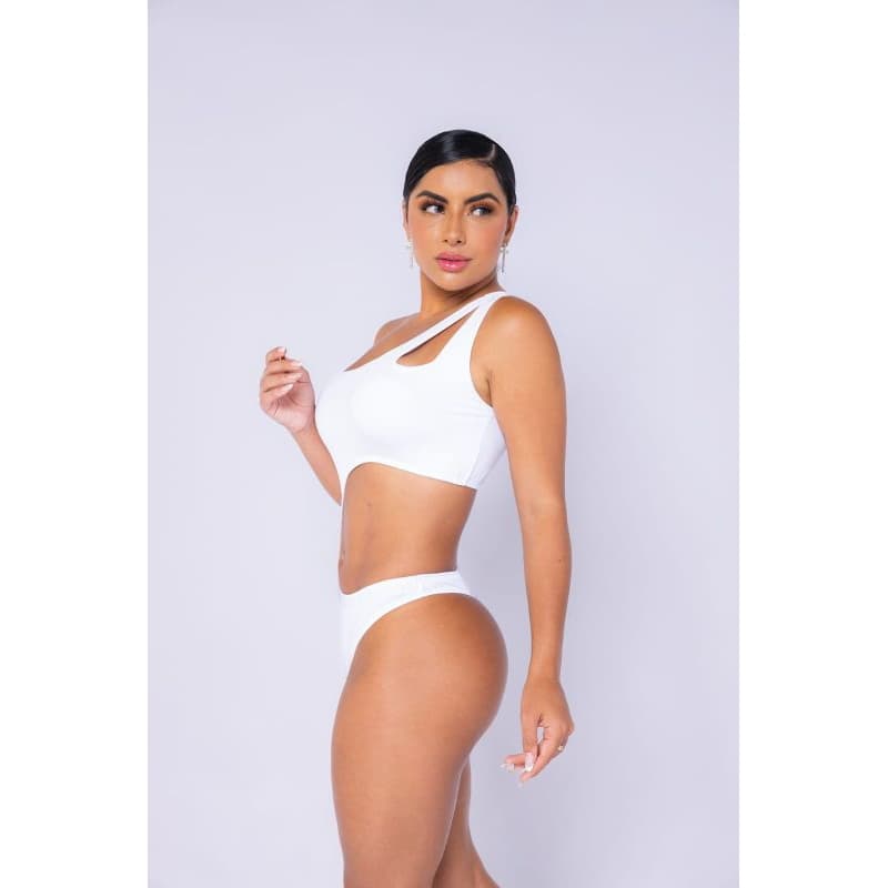 Lançamento body corte lateral feminino