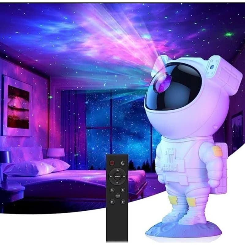 Projetor De Luz Noturna Galaxy Star Galaxia Nebulosa Astronauta Luz Da Noite Quarto