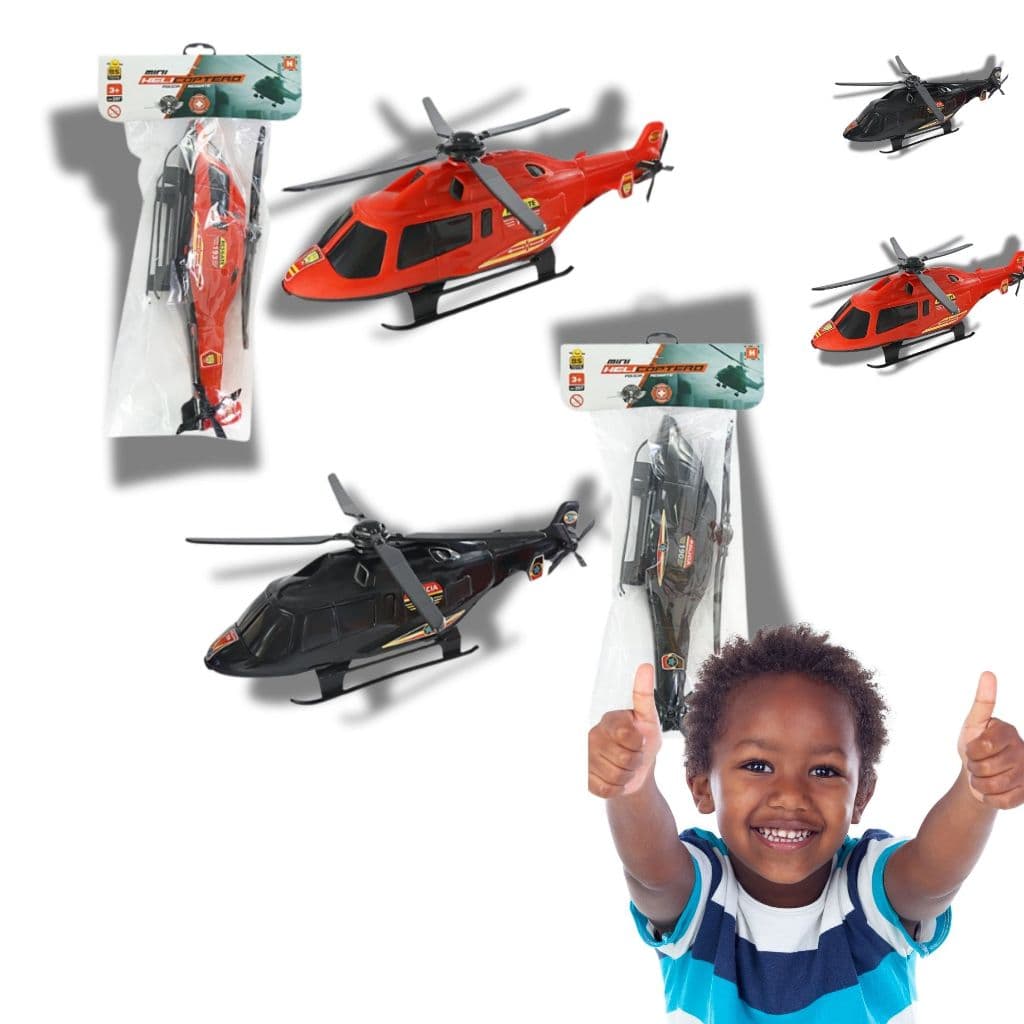 Helicóptero de Resgate Policial de Brinquedo polícia criança infantil presente dia das crianças